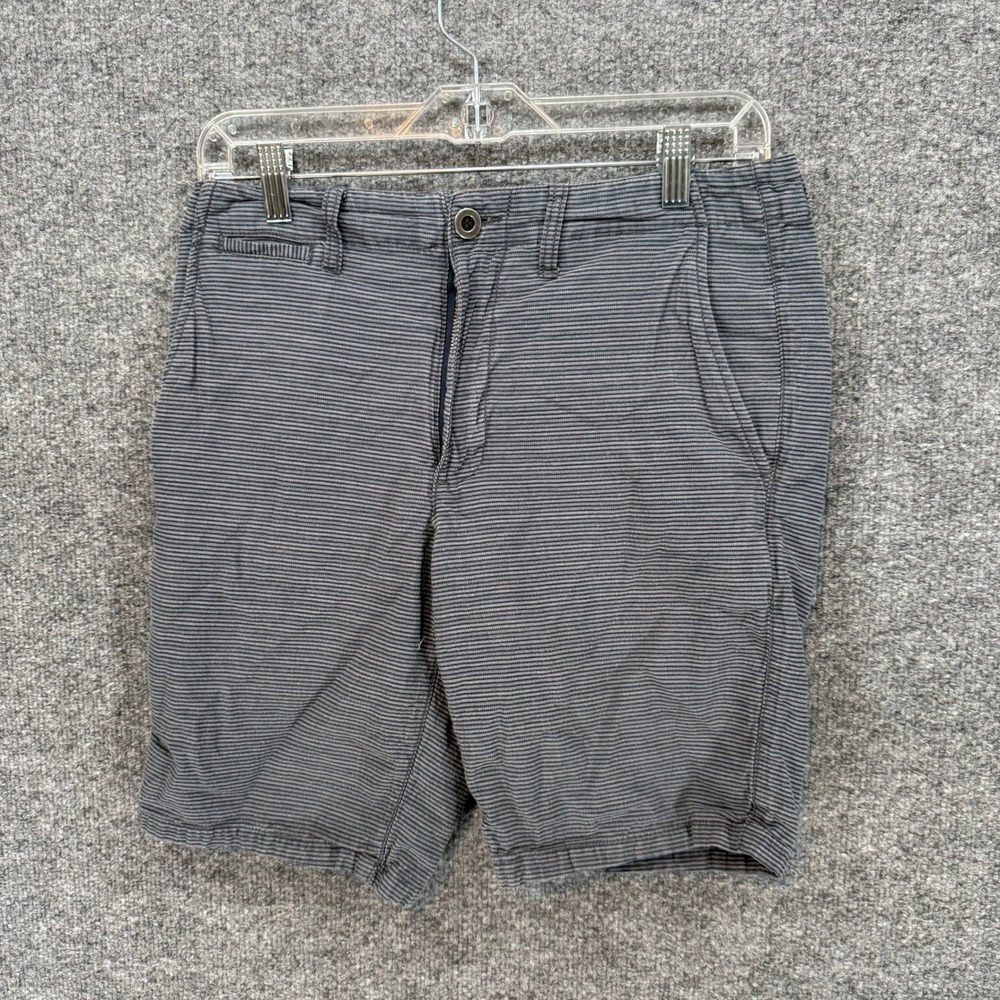 RVCA Chino Walk Shorts Mens 29 Blue Striped Casual Nature Industry Beach Skate